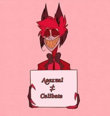 Asexual does not mean celibate.